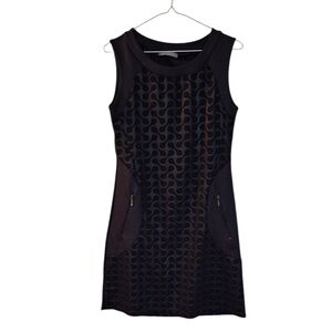 Black Asymmetrical Sleeveless Cocktail Dress